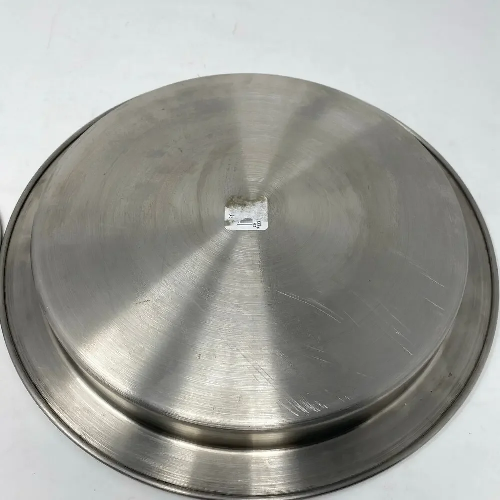 Bar tray and wine coaster “Cheers” in 6 languages silver chrome Home cocktail